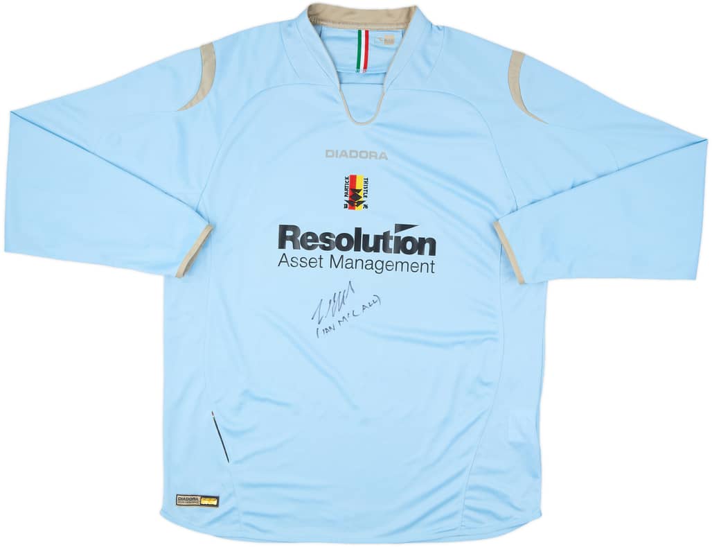 2007-08 Partick Thistle Signed Away L/S Shirt - 8/10 - (XL)