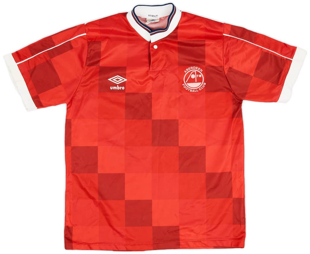 1987-90 Aberdeen Home Shirt - 8/10 - (S)