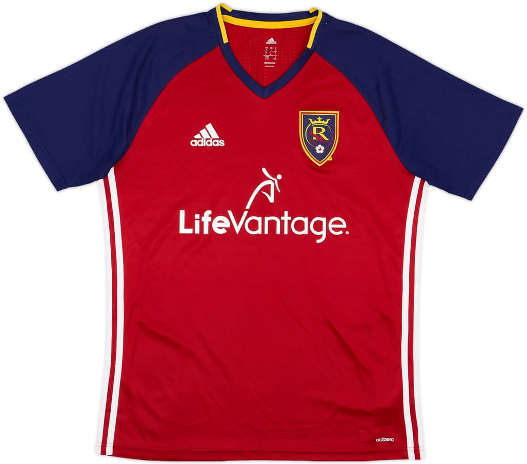 2015 Real Salt Lake Authentic Home Shirt - 9/10 - (L)