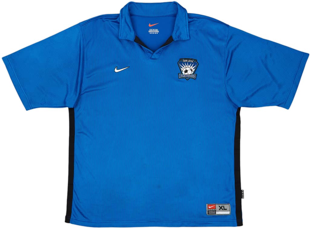 2000 San Jose Earthquakes Nike Training Shirt - 7/10 - (XL)
