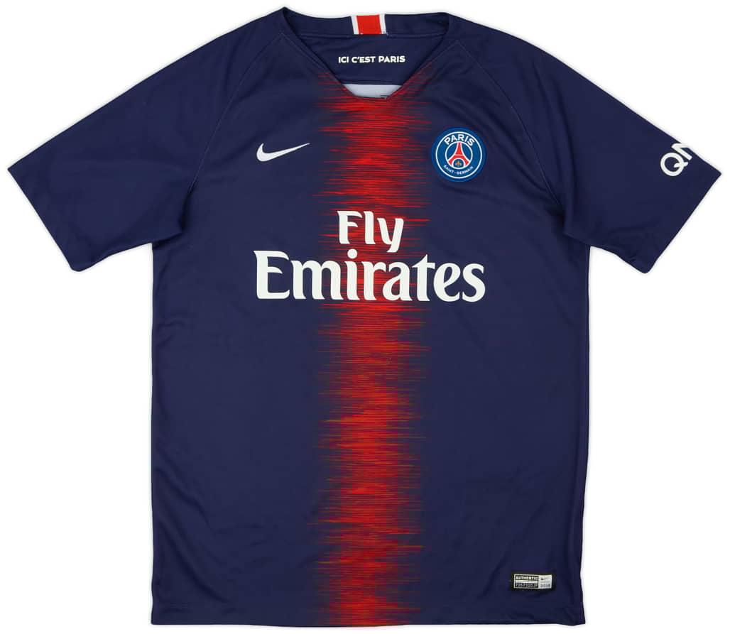 2018-19 Paris Saint-Germain Home Shirt - 9/10 - (XL.Boys)