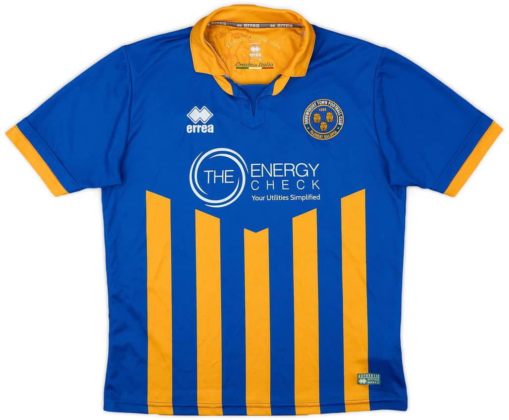 2017-18 Shrewsbury Home Shirt - 8/10 - (M)