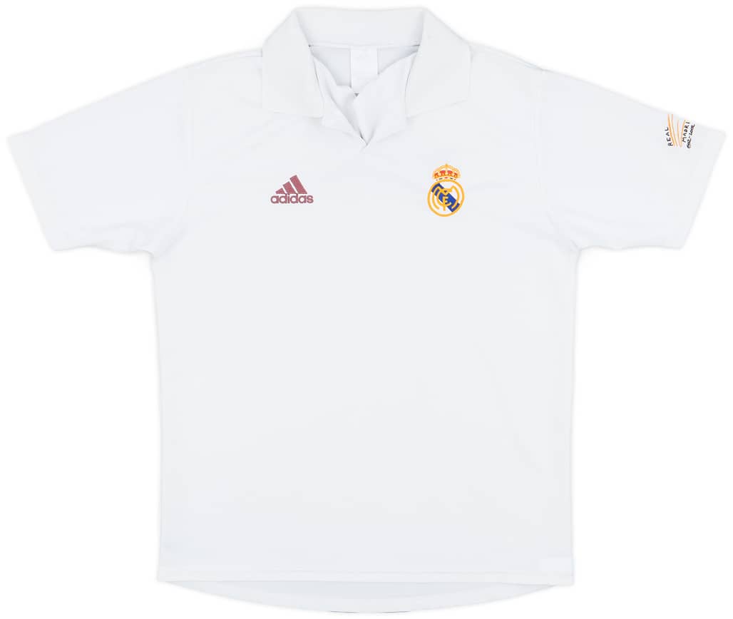 2001 Real Madrid Home Shirt - 7/10 - (XL.Boys)