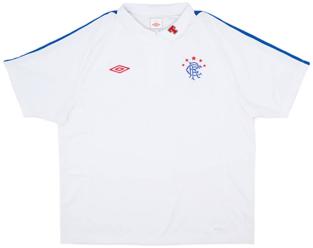 2007-08 Rangers Umbro 1/4 Zip Polo - 9/10 - (XXL)