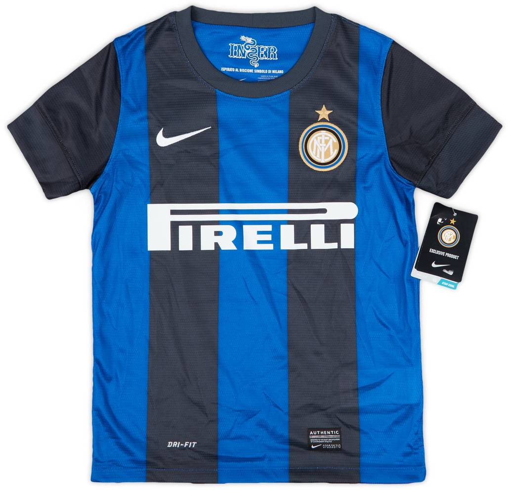 2012-13 Inter Milan Home Shirt (S.Boys)