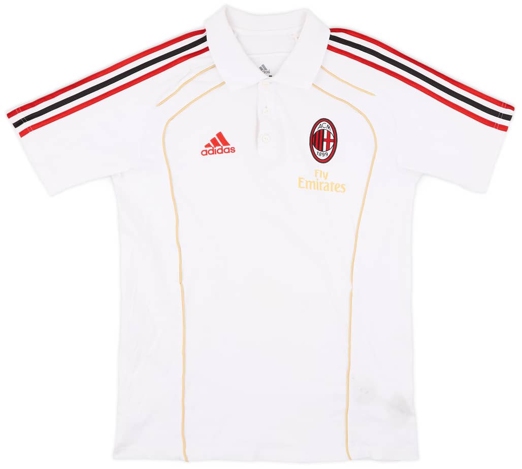 2010-11 AC Milan adidas Polo Shirt - 7/10 - (M)