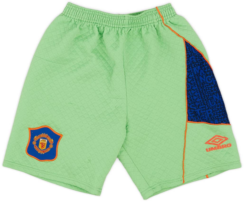 1995-96 Manchester United GK Shorts - 8/10 - (XL.Boys)