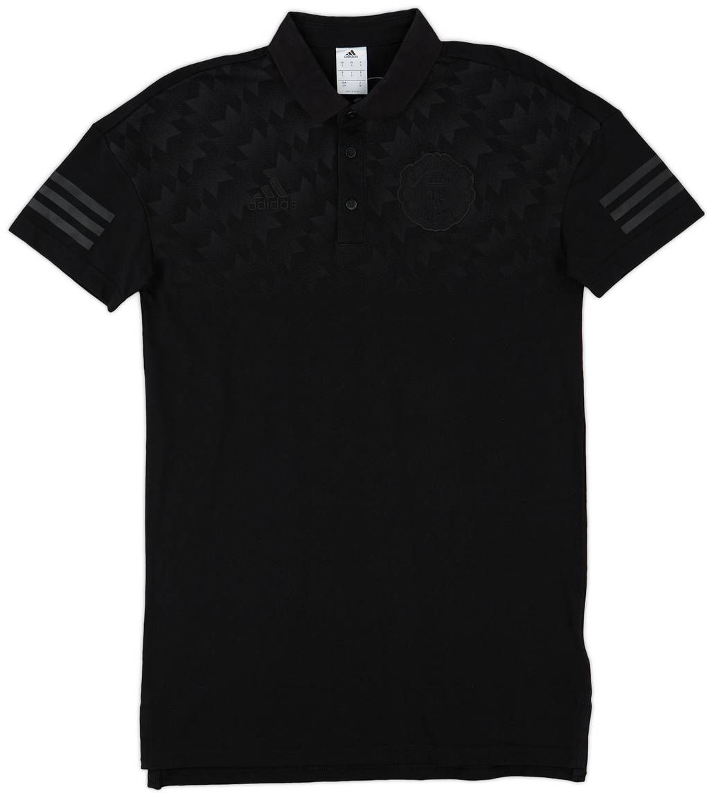 2017-18 Manchester United adidas Training Polo Shirt - 9/10 - (S)