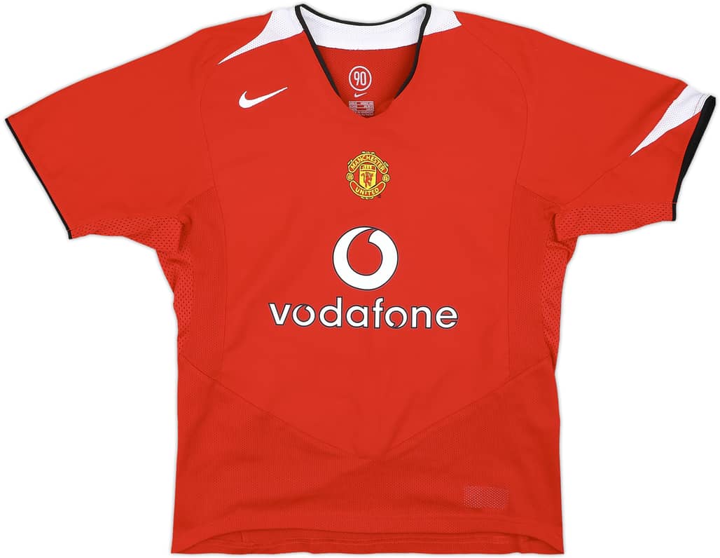2004-06 Manchester United Home Shirt - 9/10 - (Women's M)