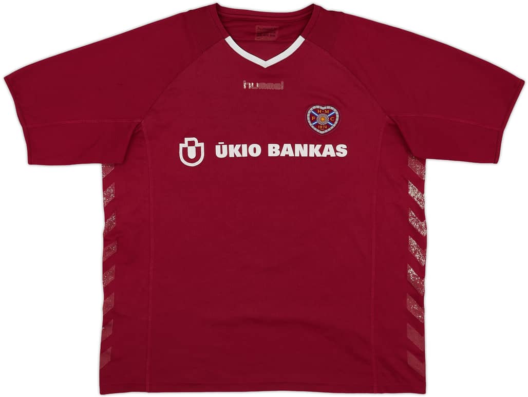 2005-06 Hearts Home Shirt - 4/10 - (XL)