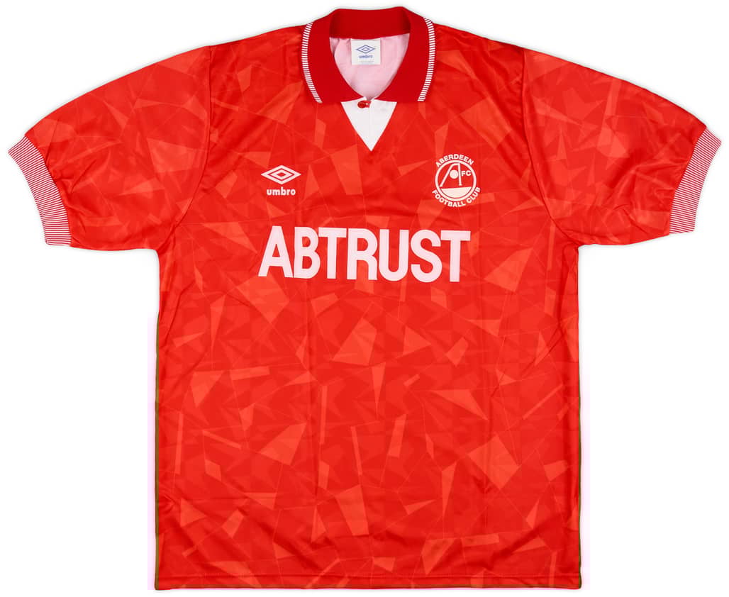 1990-91 Aberdeen Home Shirt - 10/10 - (L)