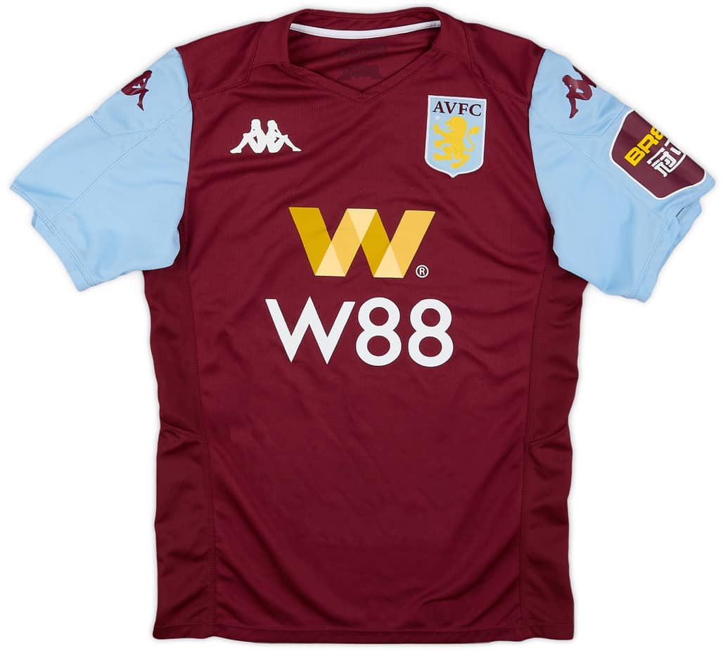 2019-20 Aston Villa Home Shirt - 8/10 - (S)