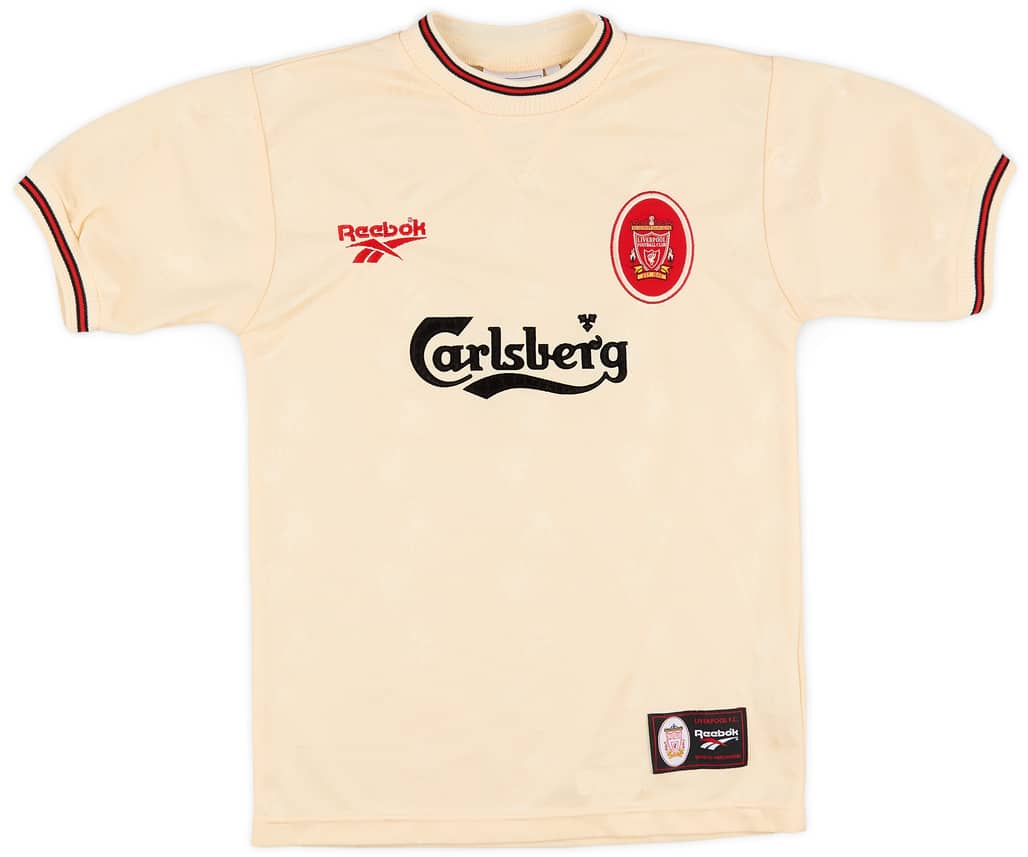 1996-97 Liverpool Away Shirt - 9/10 - (XL.Boys)