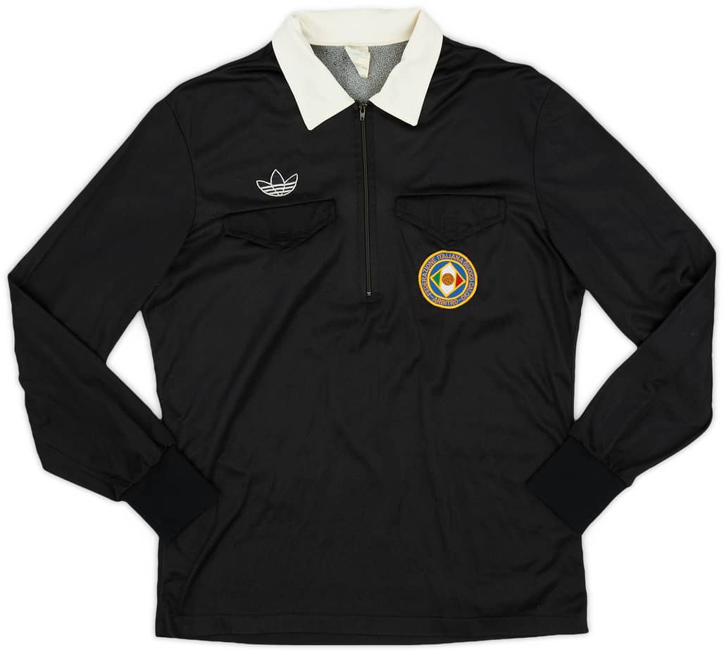 1980s Italy FIGC adidas Referee L/S Shirt - 8/10 - (M)