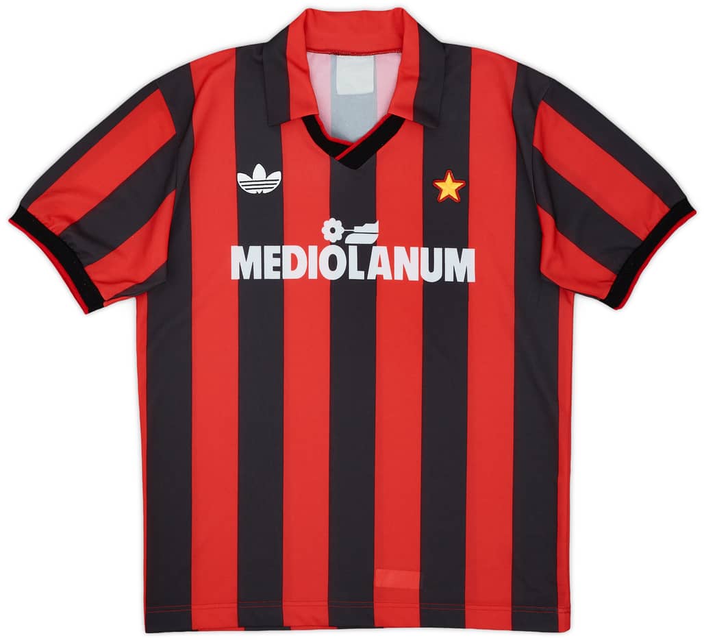 1990-91 AC Milan Home Shirt - 9/10 - (S)