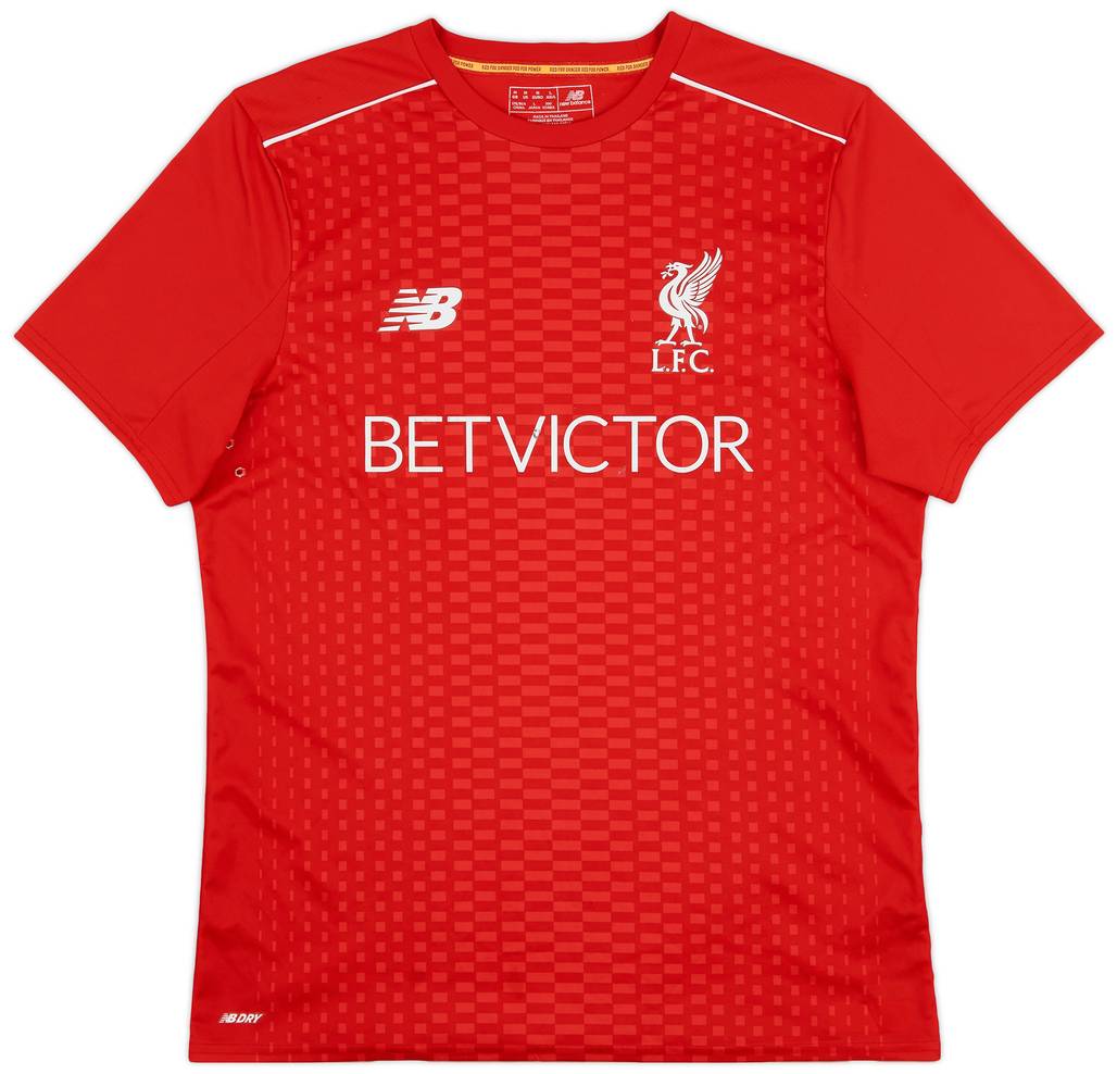 2016-17 Liverpool New Balance Training Shirt - 7/10 - (M)