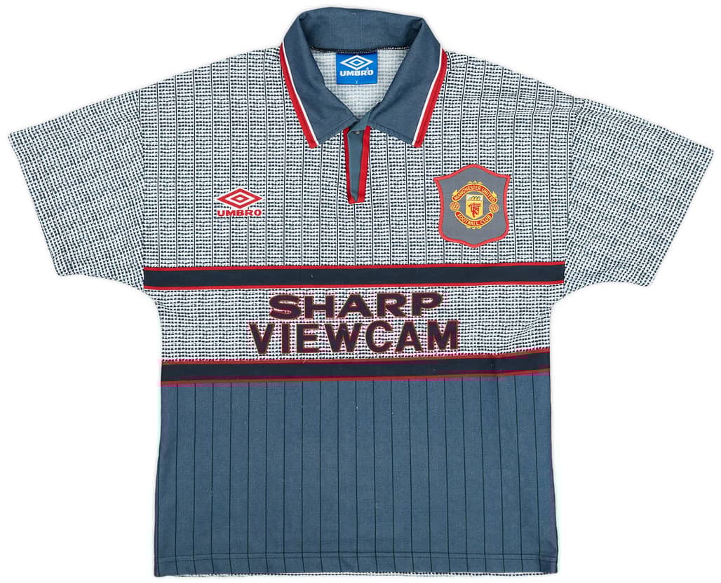 1995-96 Manchester United Away Shirt - 9/10 - (Y)