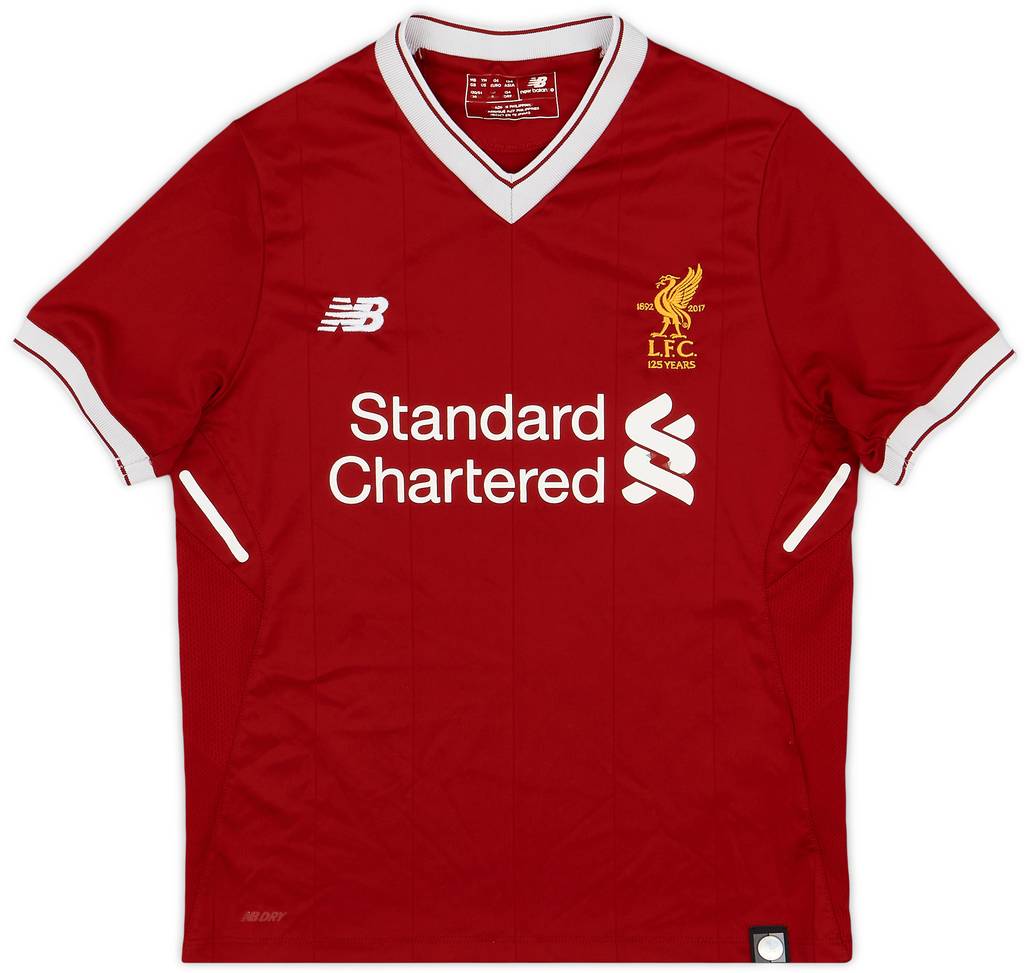 2017-18 Liverpool 125 Years Home Shirt - 6/10 - (M.Boys)