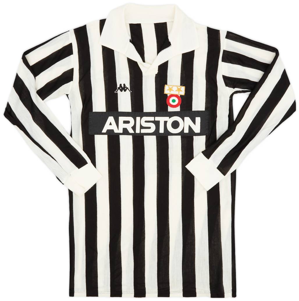 1983-84 Juventus Home L/S Shirt - 9/10 - (S)
