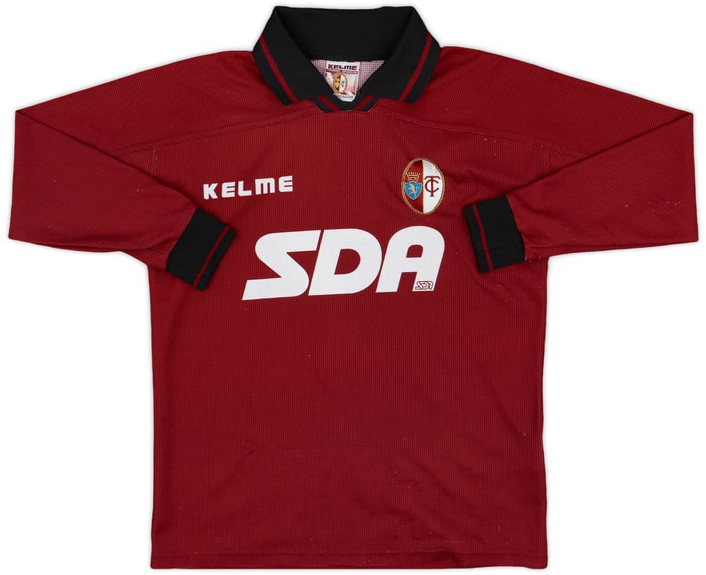 1997-98 Torino Home L/S Shirt #7 - 6/10 - (XL.Boys)