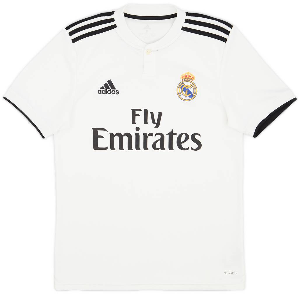2018-19 Real Madrid Home Shirt - 10/10 - (S)