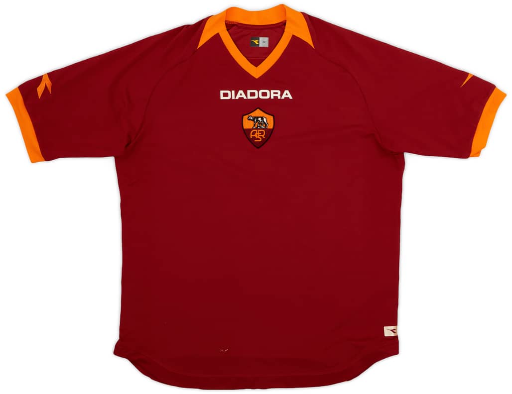2006-07 Roma Home Shirt - 7/10 - (M)
