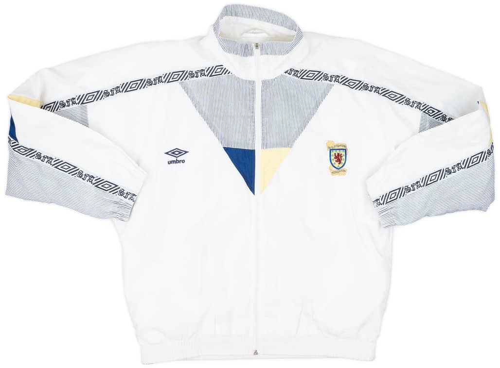 1990-92 Scotland Umbro Track Jacket - 6/10 - (XL)