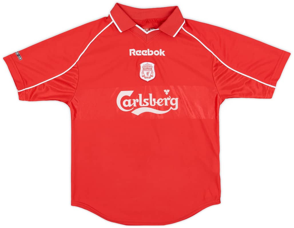 2000-02 Liverpool Home Shirt - 9/10 - (M.Boys)
