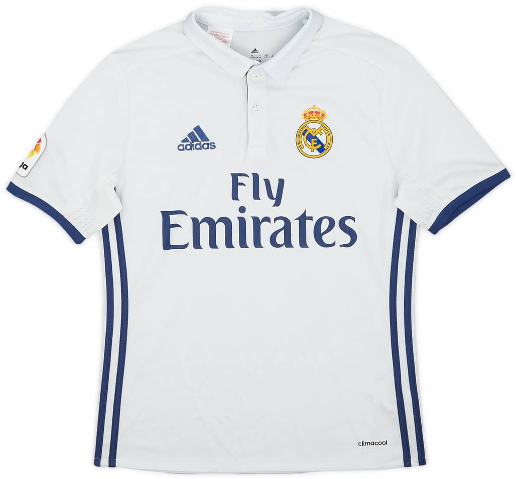 2016-17 Real Madrid Home Shirt - 7/10 - (L.Boys)