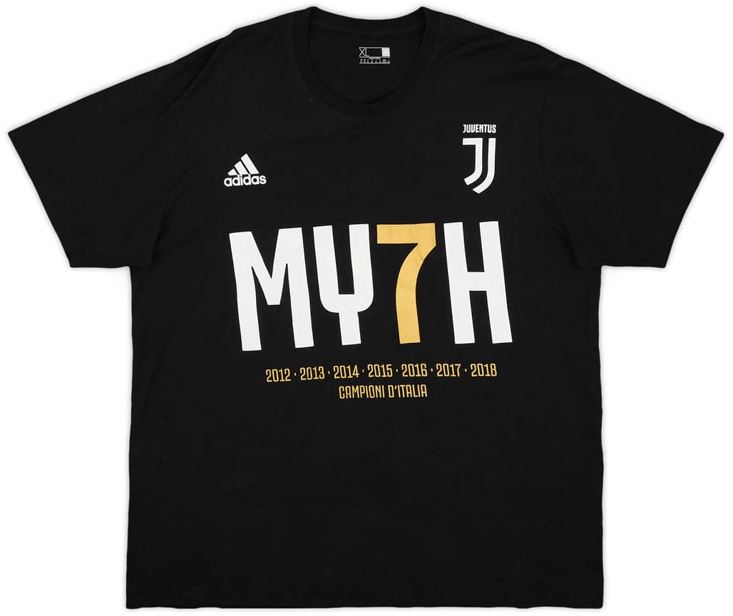 Juventus 2018 adidas Graphic Tee - 7/10 - (XL)