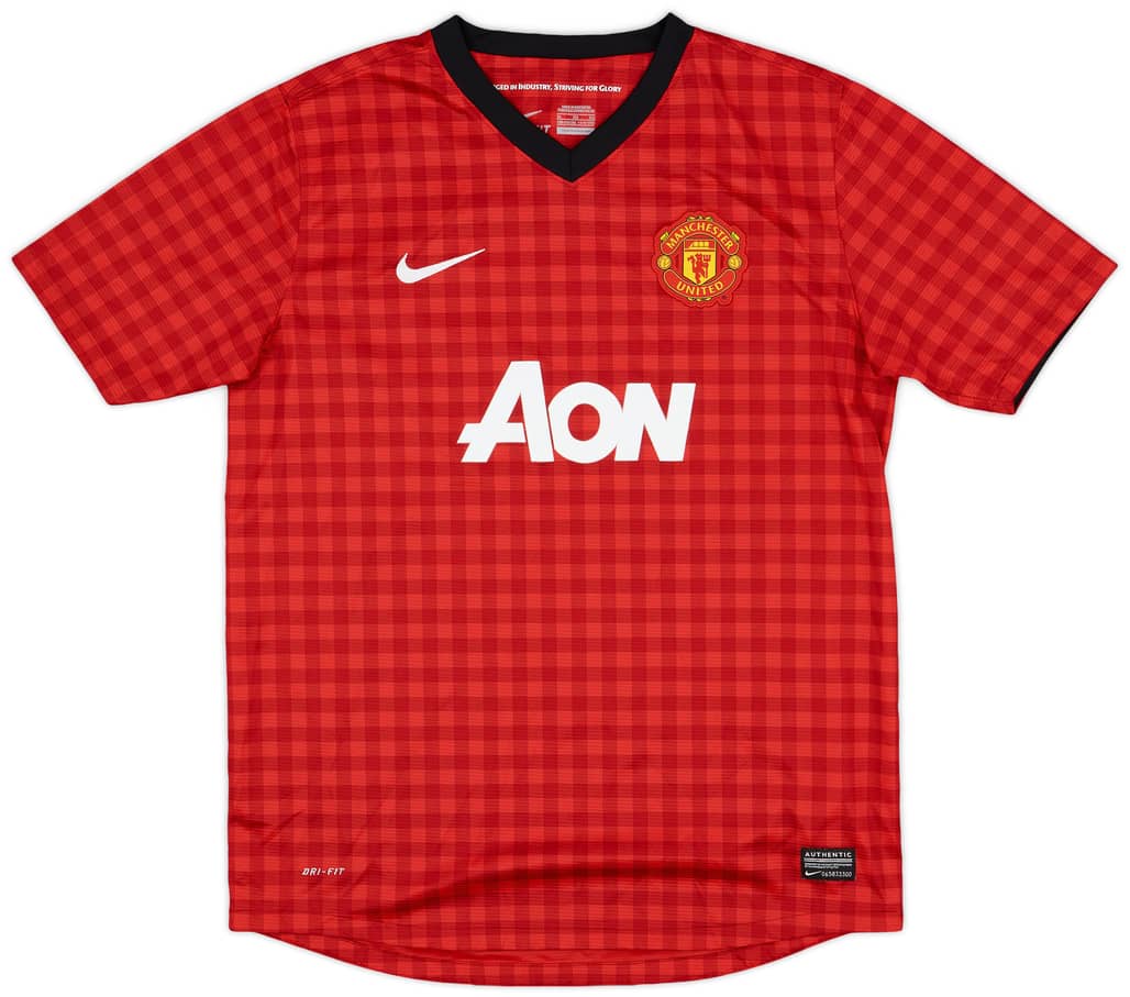 2012-13 Manchester United Home Shirt - 9/10 - (XL.Boys)