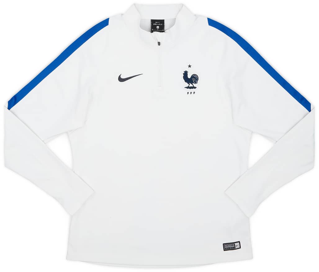 2017-18 France Nike 1/4 Zip Drill Top - 8/10 - (M)