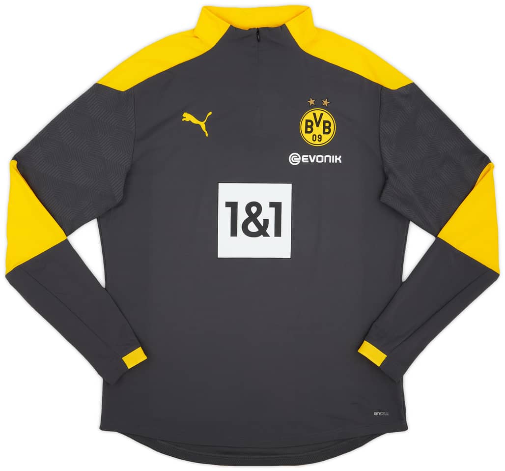 2020-21 Borussia Dortmund Puma 1/4 Zip Drill Top - 9/10 - (XL)