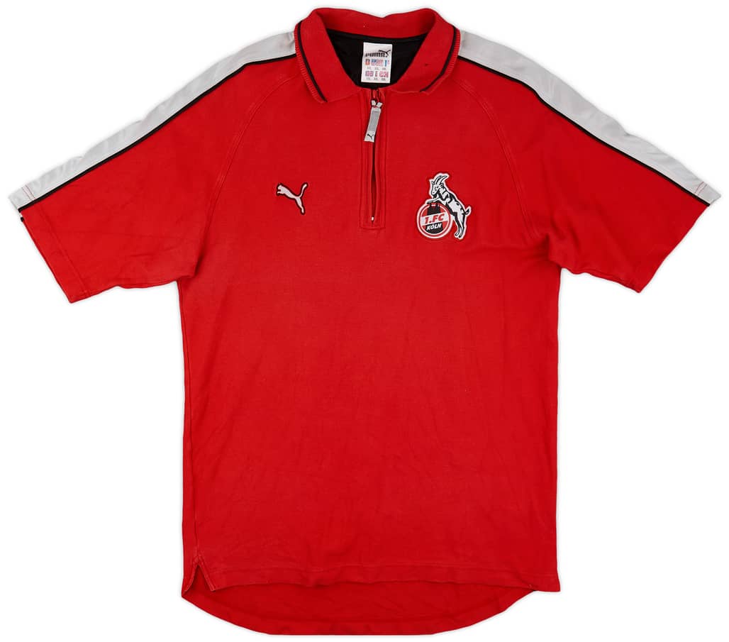 1998-99 FC Koln Puma 1/4 Zip Polo Shirt - 9/10 - (XXL)