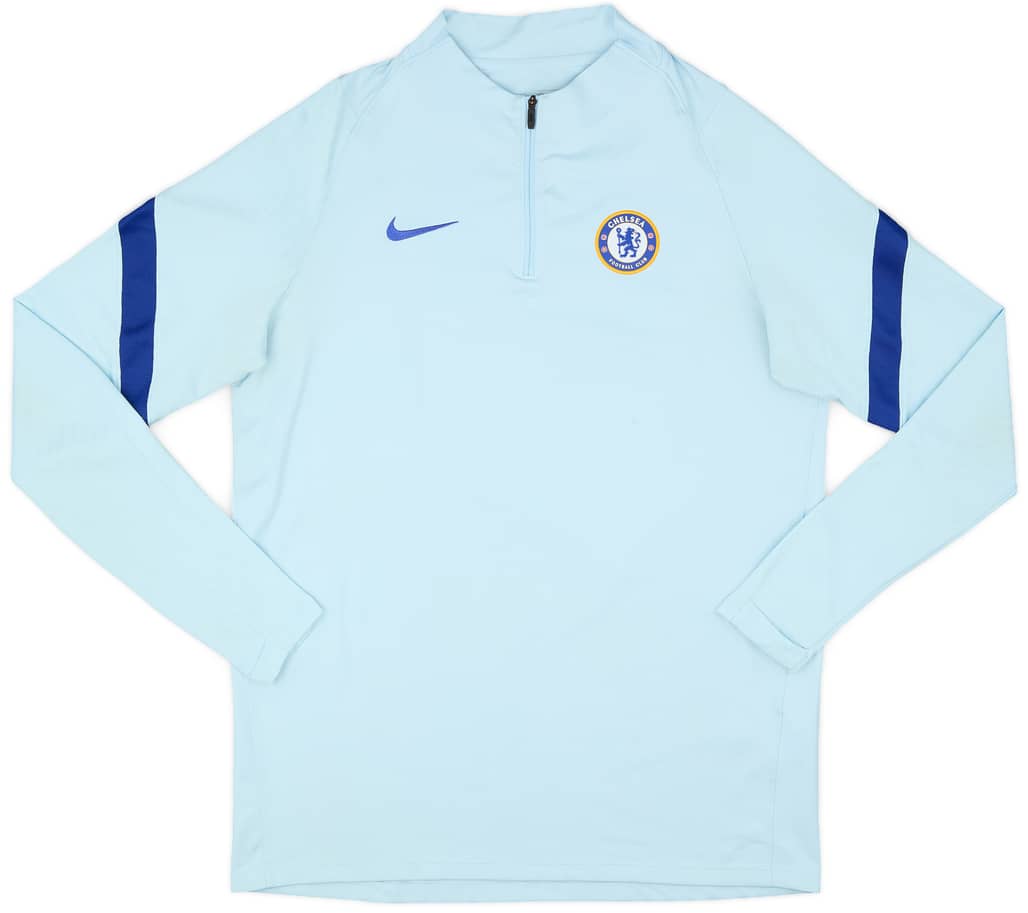 2020-21 Chelsea Nike 1/4 Zip Drill Top - 8/10 - (L)