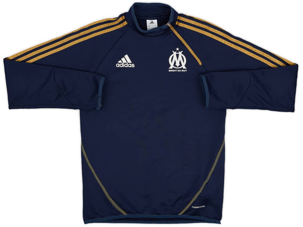 2012-13 Olympique Marseille adidas Formotion 1/4 Zip Drill Top - 7/10 - (S)