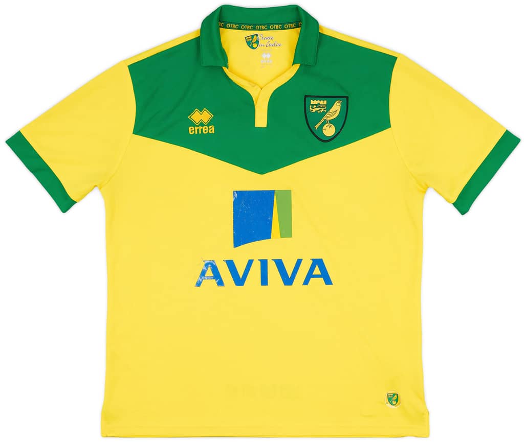 2014-15 Norwich Home Shirt - 6/10 - (L)