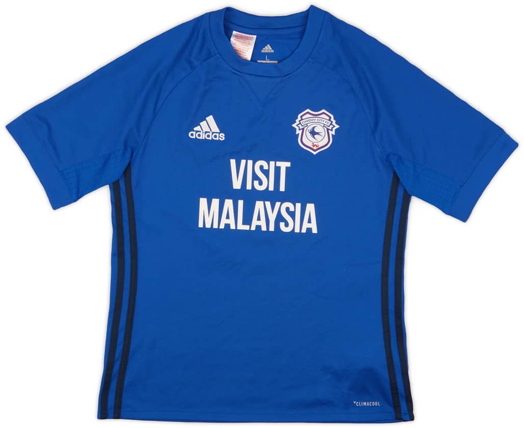 2017-18 Cardiff City Home Shirt - 9/10 - (L.Boys)