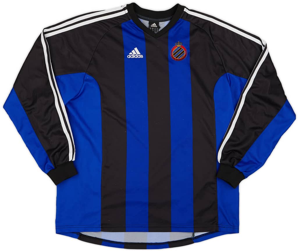 2002-04 Club Brugge Home L/S Shirt - 8/10 - (XL)