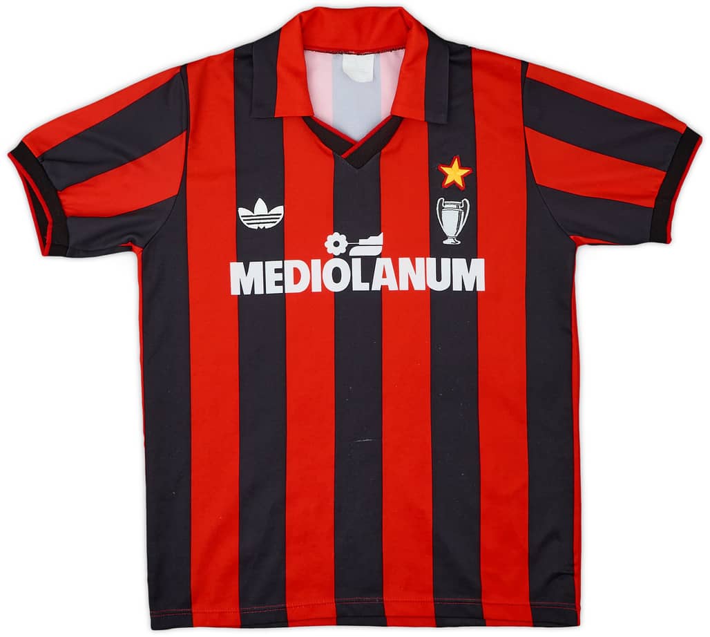 1990-91 AC Milan Home Shirt - 8/10 - (S)