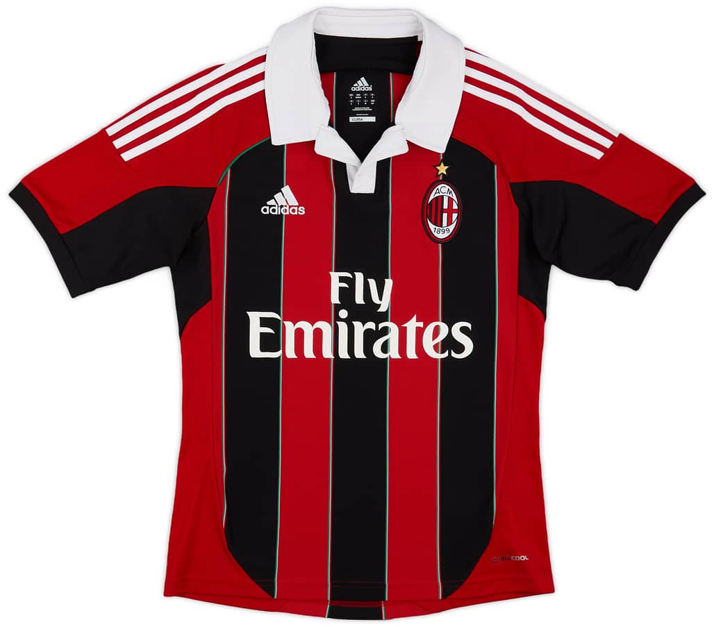 2012-13 AC Milan Home Shirt - 9/10 - (S)