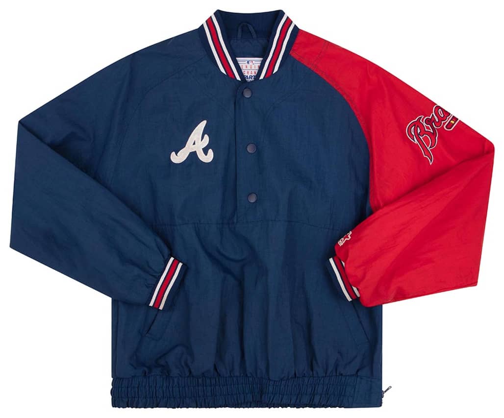1990s Atlanta Braves Starter Windbreaker Jacket S