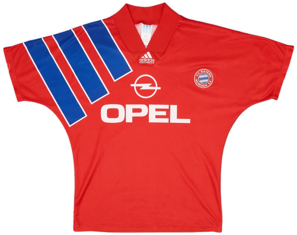 1991-93 Bayern Munich Home Shirt - 9/10 - (XL.Boys)