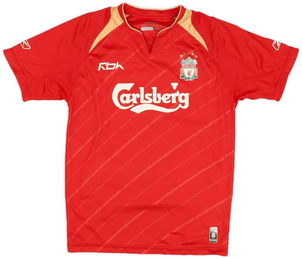 2005-06 Liverpool CL Home Shirt - 6/10 - (XS)