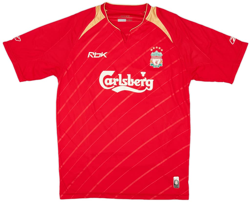 2005-06 Liverpool CL Home Shirt - 6/10 - (M)
