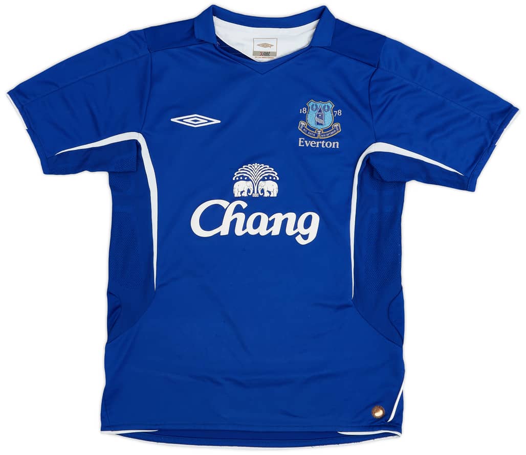 2005-06 Everton Home Shirt - 8/10 - (S)