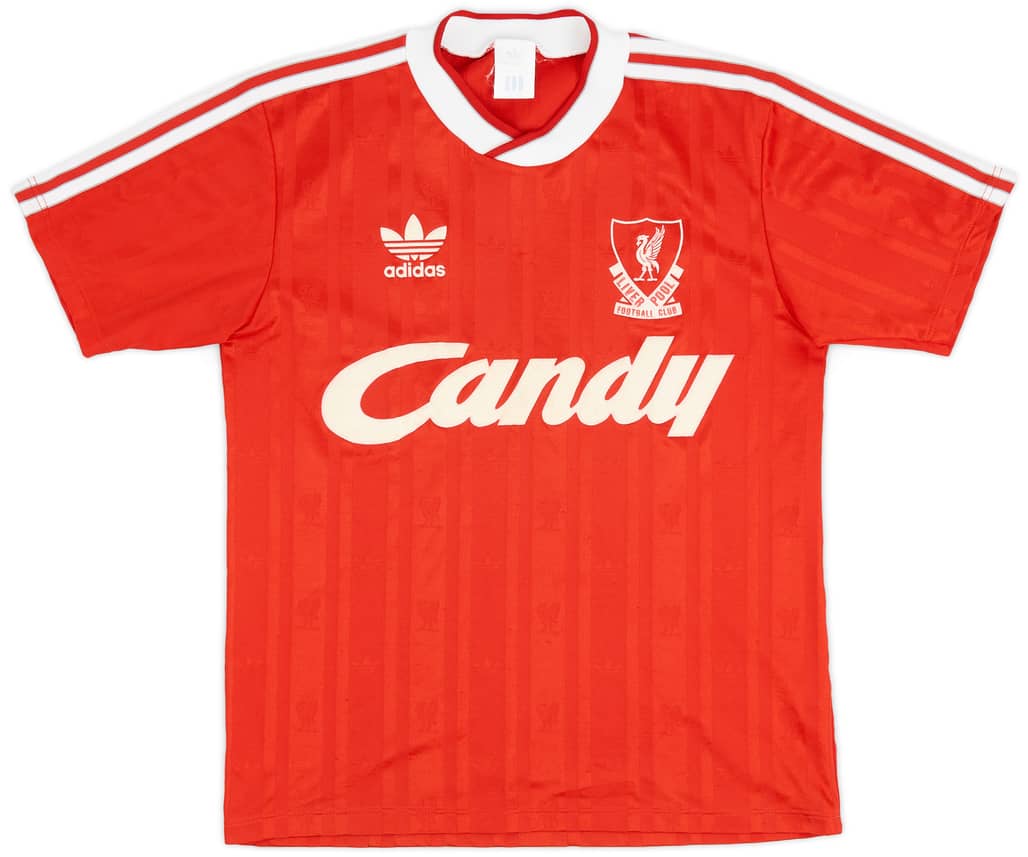 1988-89 Liverpool Home Shirt - 8/10 - (M)