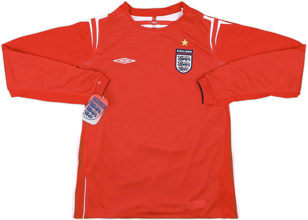 2004-06 England Away L/S Shirt (Women's S)