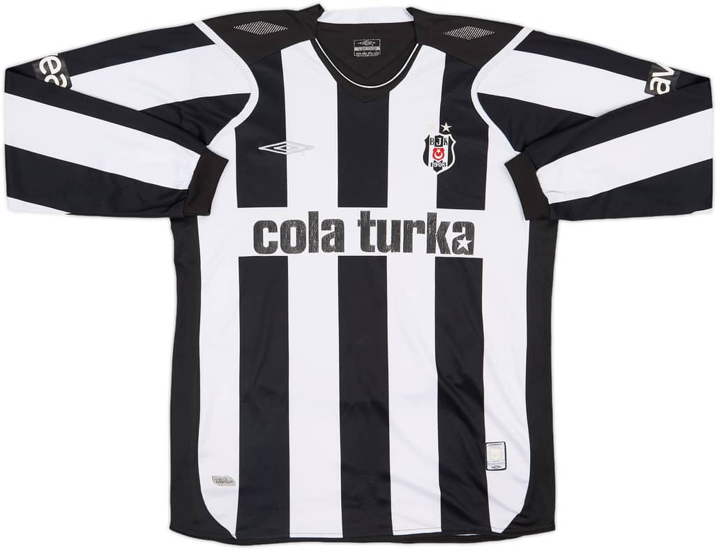2007-08 Besiktas Home L/S Shirt - 5/10 - (L)