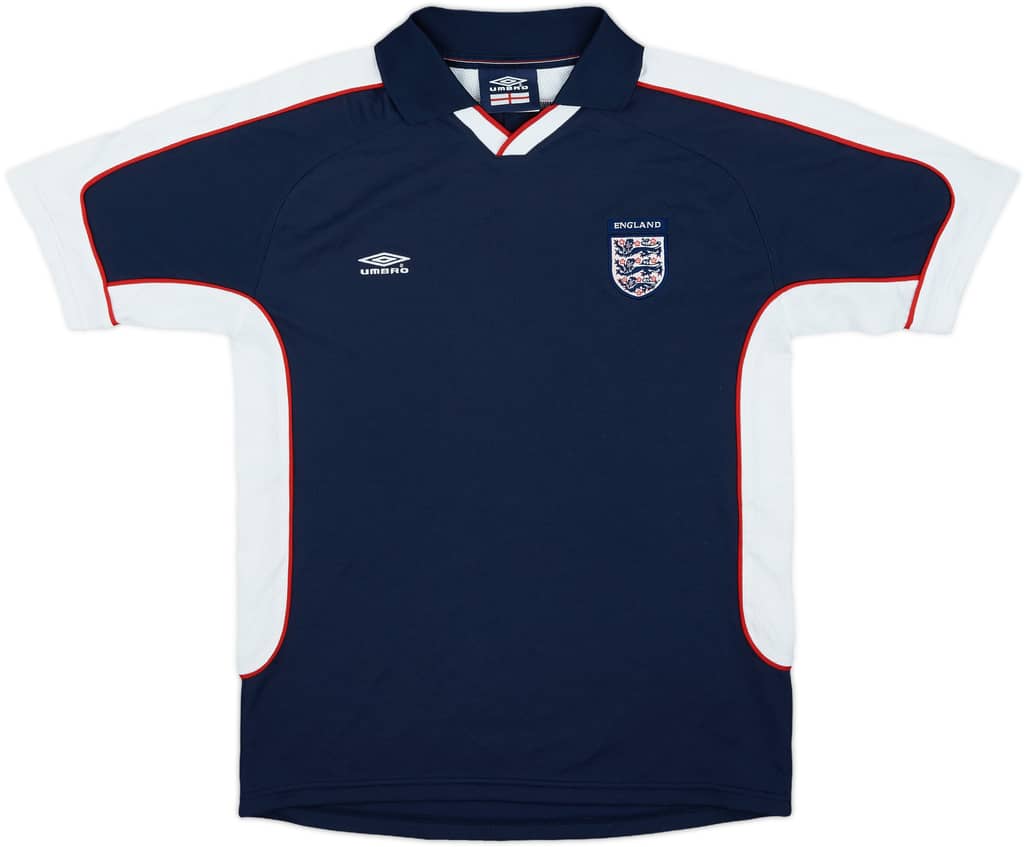 2002-03 England Umbro Polo Shirt - 9/10 - (S)